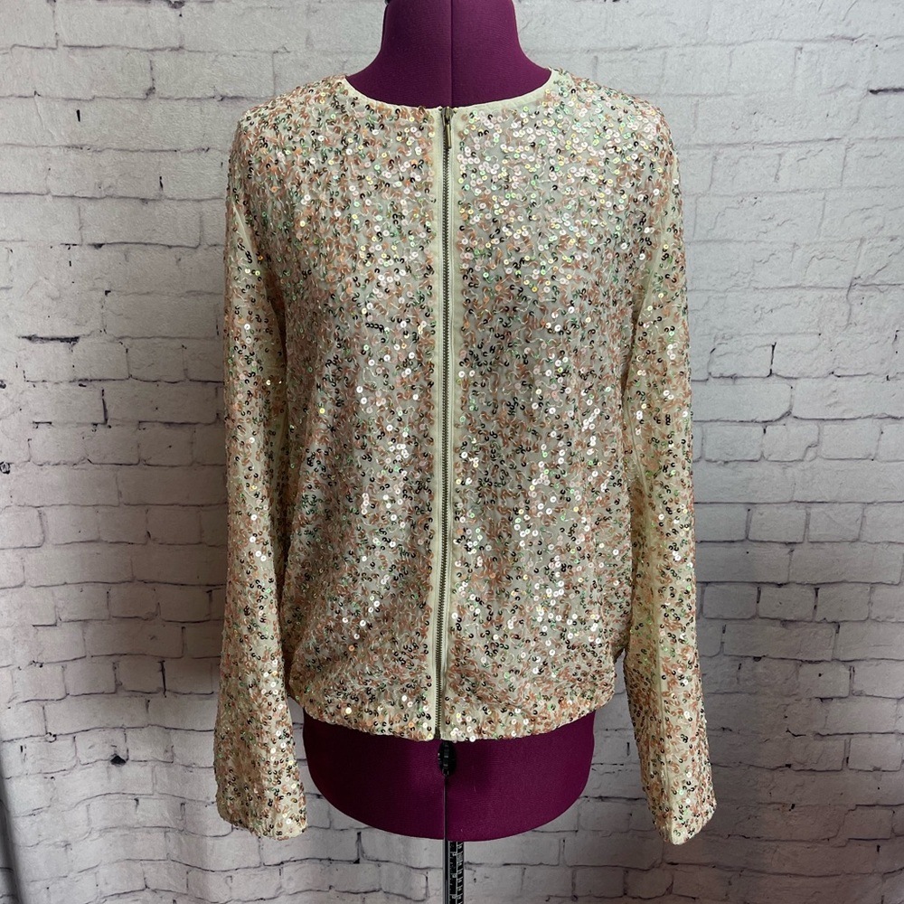 Stile Benetton sequin jacket size 6